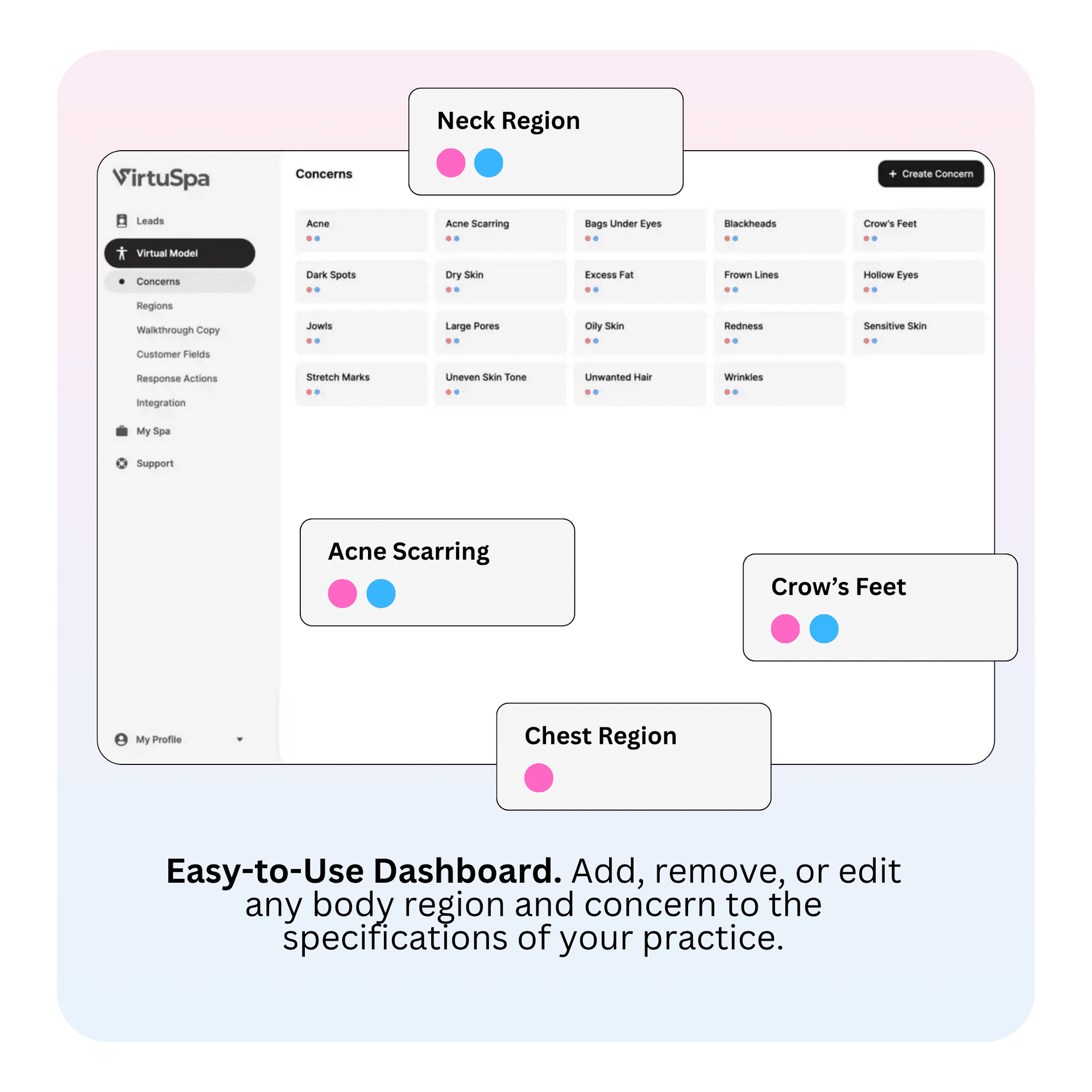 Client Preferences Dashboard